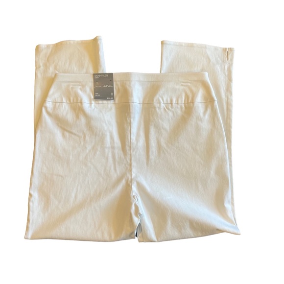 NWT INC International Concepts White Skinny Leg Curvy Mid Rise Crop Pant… - Picture 8 of 16